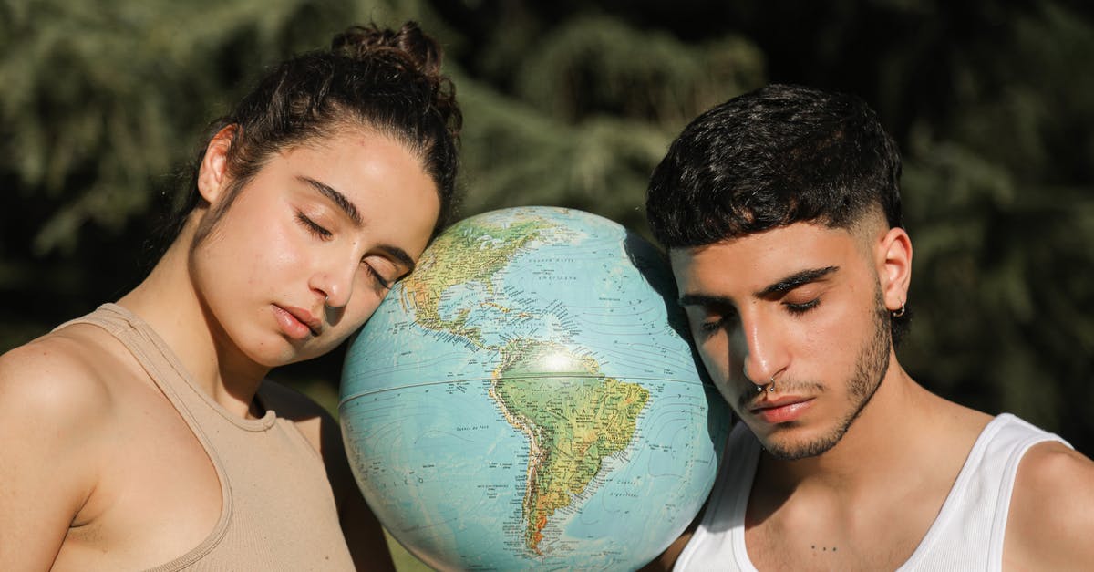 Impact of rotation of the Earth on time travel [closed] - A Couple Head's Leaning on a Globe