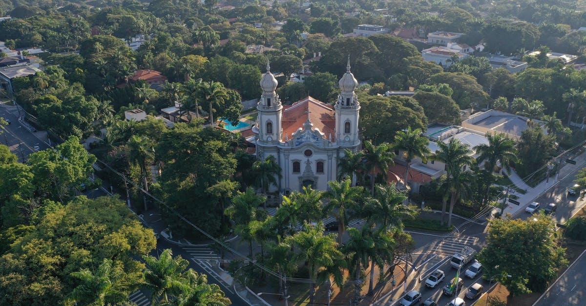 In which church do the French royalists meet? - Aerial View of the Our Lady of Brazil Church in Sao Paulo In which church do the French royalists meet? - Aerial View of the Our Lady of Brazil Church in Sao Paulo