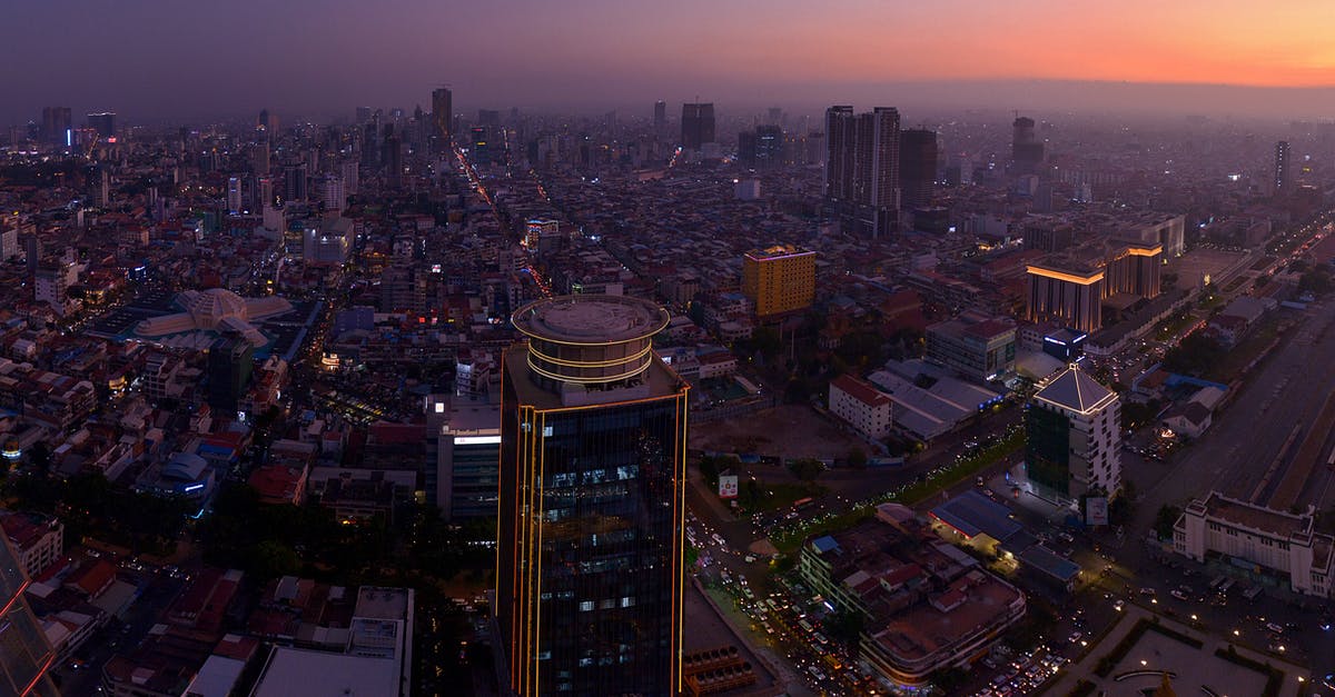 Incheon – Phnom Penh (from FRU – ALA – ICN – PNH) [closed] - Aerial View Of City Buildings 