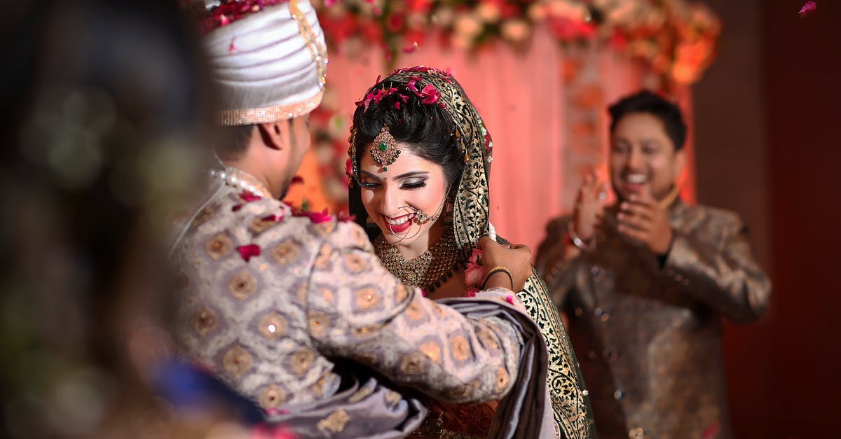 India Visa after marriage - A Couple Having a Traditional Wedding in India India Visa after marriage - A Couple Having a Traditional Wedding in India