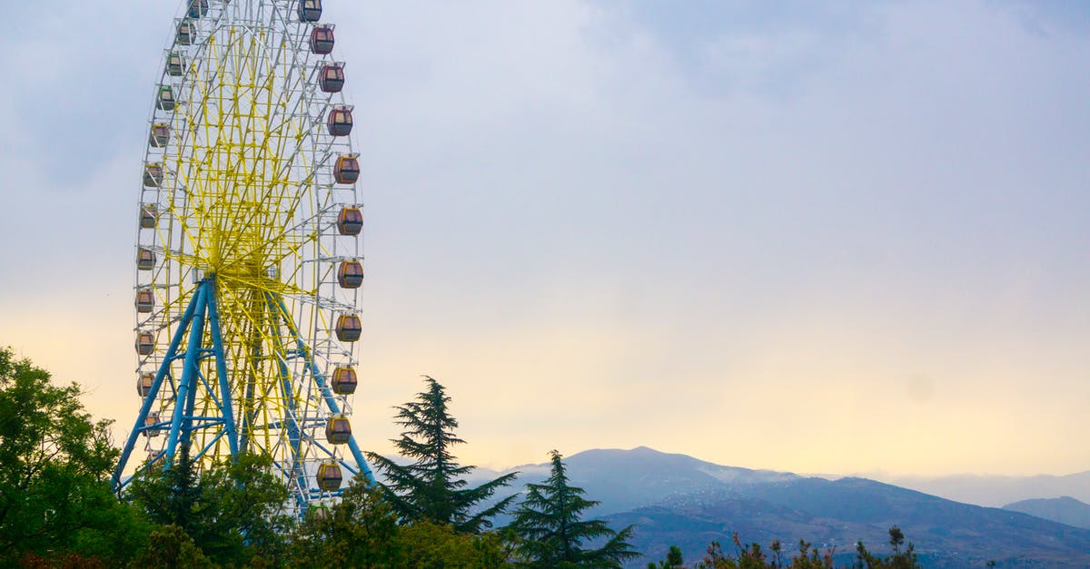 Indian residing in Tbilisi, Georgia visiting Turkey - Yellow and Brown Ferris Wheel Surrounded by Trees Indian residing in Tbilisi, Georgia visiting Turkey - Yellow and Brown Ferris Wheel Surrounded by Trees