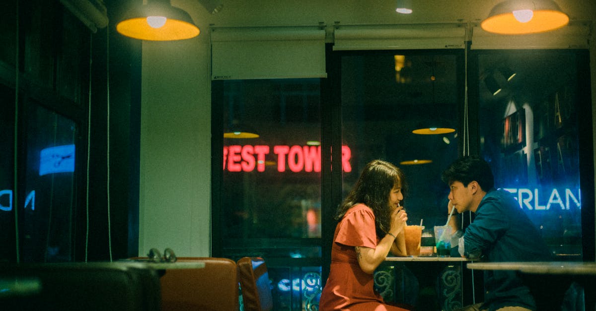 Invitation letter to friend that does NOT require a visa to enter Denmark - Asian couple drinking cocktails in cafe at night Invitation letter to friend that does NOT require a visa to enter Denmark - Asian couple drinking cocktails in cafe at night