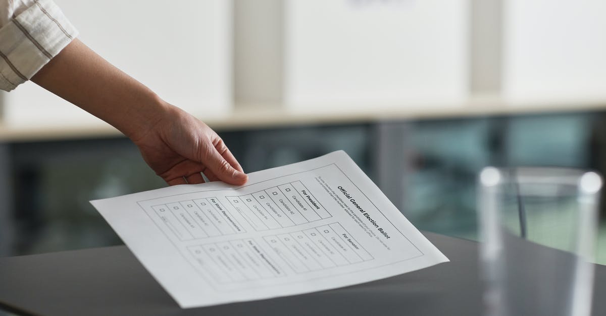 Is an Email response considered an official document? - A Person Holding a Voting Ballot Paper Is an Email response considered an official document? - A Person Holding a Voting Ballot Paper