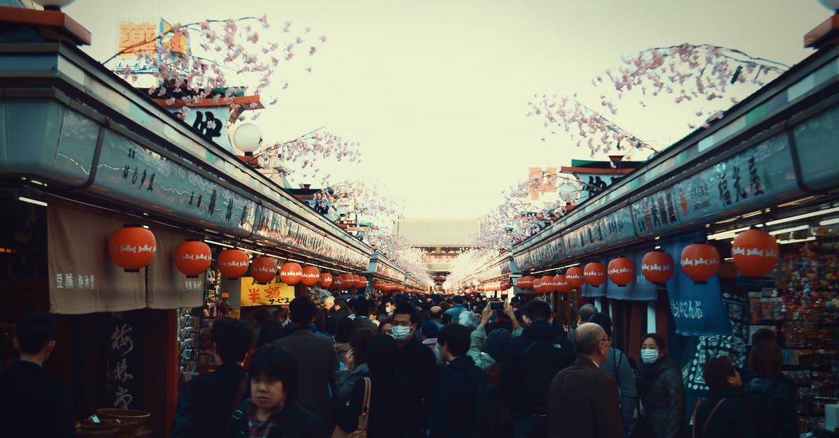 Is blowing your nose in public that badly seen in Japan? - Group of People at the Street Is blowing your nose in public that badly seen in Japan? - Group of People at the Street