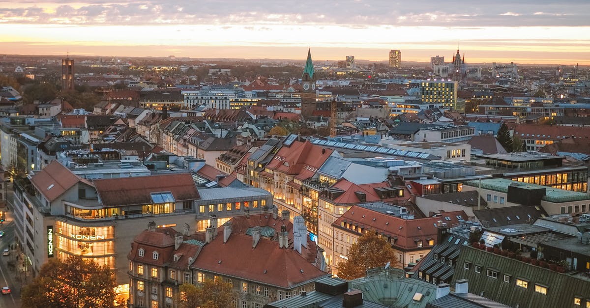Is five hours between flights in Munich enough to visit the city? - Aerial View of City Buildings Is five hours between flights in Munich enough to visit the city? - Aerial View of City Buildings