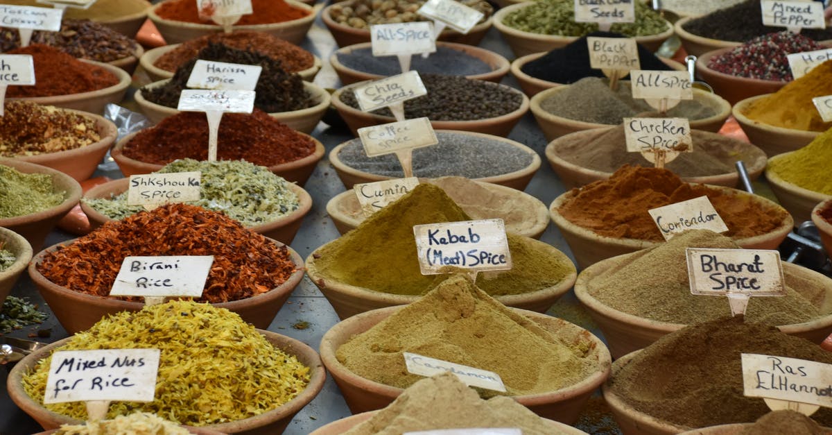 Is it okay to mix in local language when I know it poorly? - Collection of dry oriental spices in street bazaar Is it okay to mix in local language when I know it poorly? - Collection of dry oriental spices in street bazaar