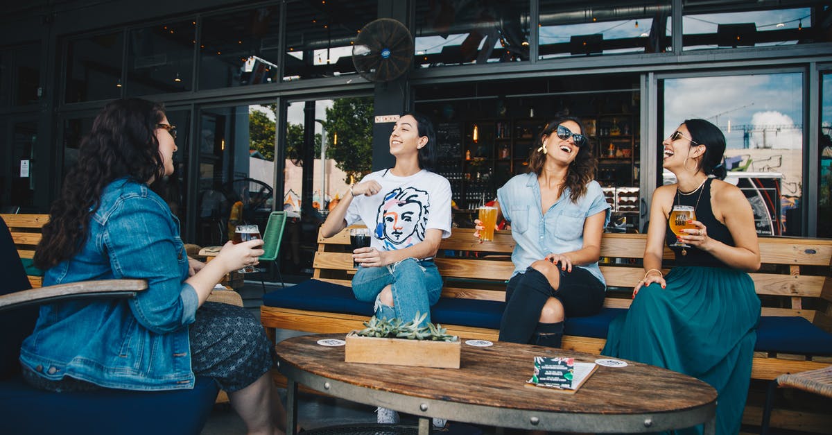 Is it possible to drink alcoholic beverages at Iranian ski resorts? - Four Women Chatting While Sitting on Bench Is it possible to drink alcoholic beverages at Iranian ski resorts? - Four Women Chatting While Sitting on Bench