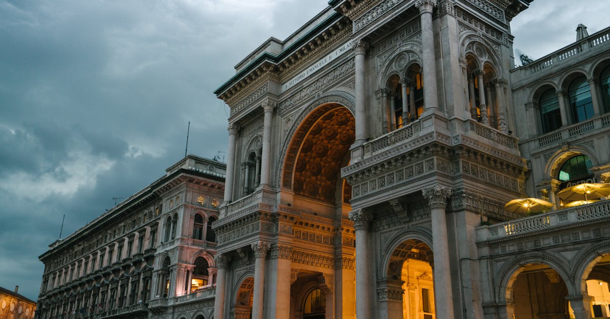 Is it possible to extend an Italian tourist visa? - Galleria Vittorio Emanuele II in Milan on cloudy evening Is it possible to extend an Italian tourist visa? - Galleria Vittorio Emanuele II in Milan on cloudy evening