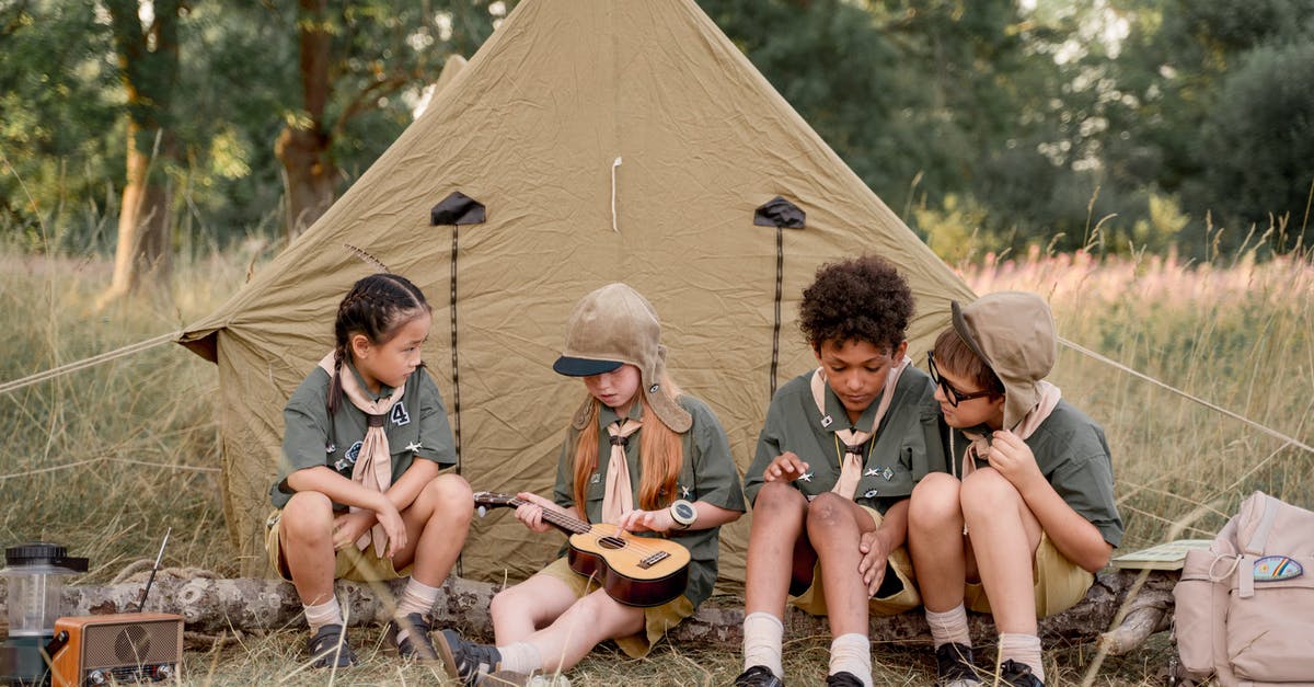 Is it possible to pay to stay at a scouting campsite in the UK? - Multiracial Kids Sitting Beside Tent Is it possible to pay to stay at a scouting campsite in the UK? - Multiracial Kids Sitting Beside Tent