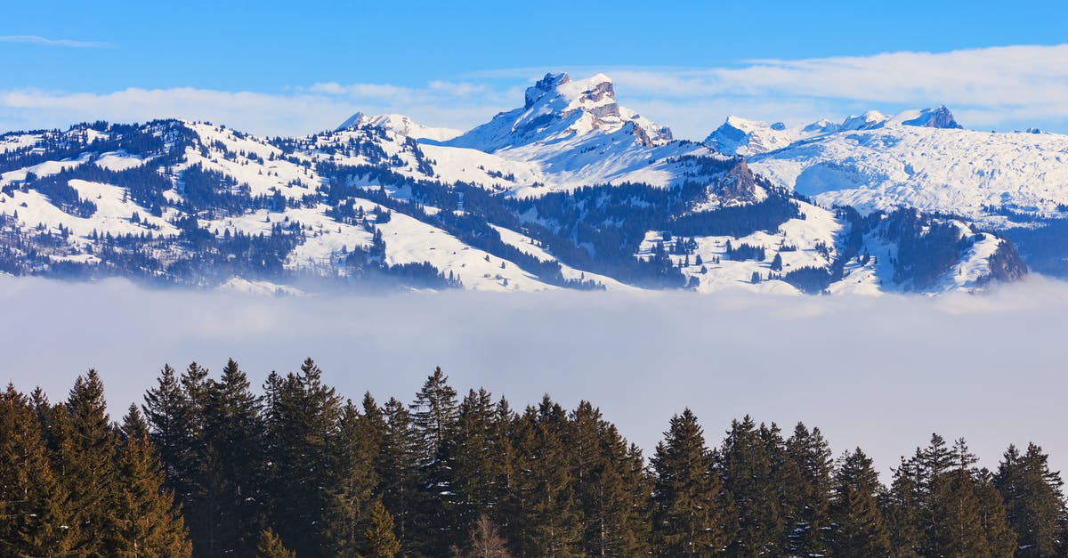 Is it safe to drive a Motorhome on the Swiss Alps during Winter? [closed] - Scenic View of Mountains