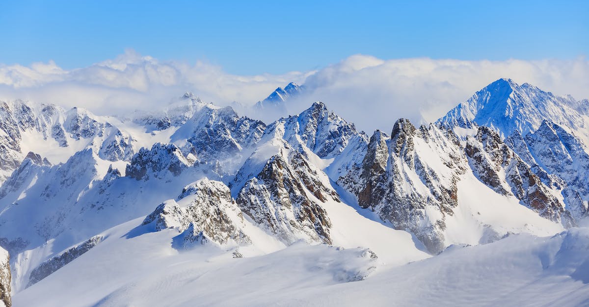 Is it safe to drive a Motorhome on the Swiss Alps during Winter? [closed] - Mountain Ranges Covered in Snow