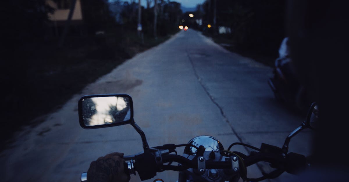 Is it safe to drive at night in the Canadian Rockies? - Person Driving a Motorcycle at Night Is it safe to drive at night in the Canadian Rockies? - Person Driving a Motorcycle at Night