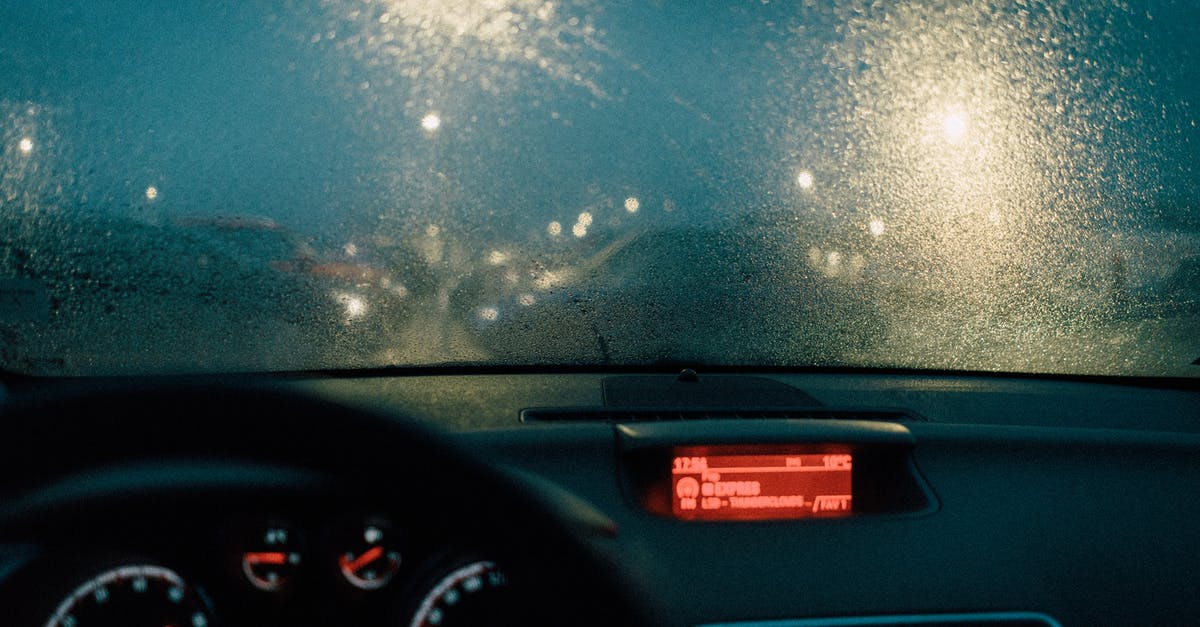 Is it safe to drive at night in the Canadian Rockies? - Photo of Windshield During Rainy Weather Is it safe to drive at night in the Canadian Rockies? - Photo of Windshield During Rainy Weather