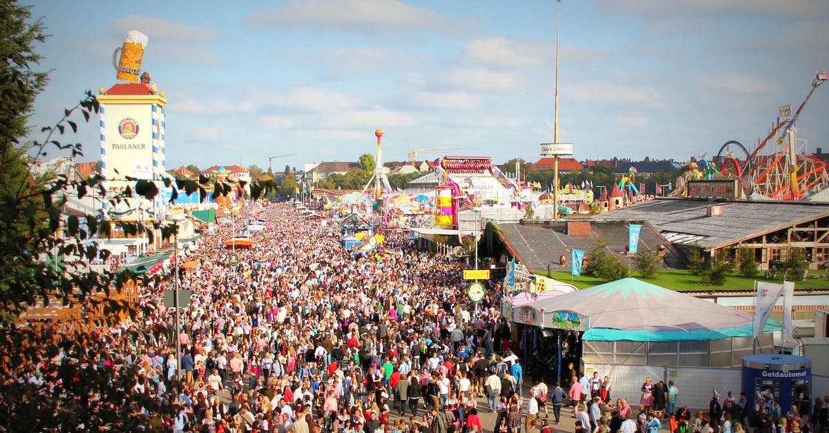Is Oktoberfest in Munich a dog-friendly event? - Aerial Photography of Group of People Is Oktoberfest in Munich a dog-friendly event? - Aerial Photography of Group of People