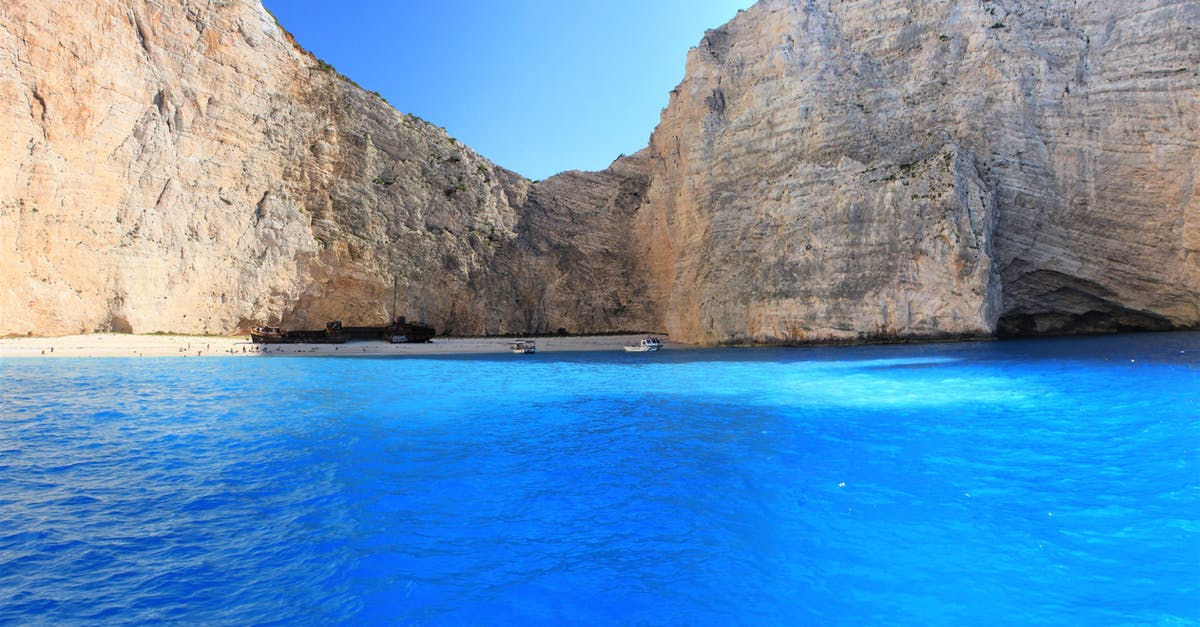 Is sleeping in tents allowed in Shipwreck Beach (Navagio) in Zante, Greece? - Brown Rocky Mountain Beside Blue Sea Is sleeping in tents allowed in Shipwreck Beach (Navagio) in Zante, Greece? - Brown Rocky Mountain Beside Blue Sea