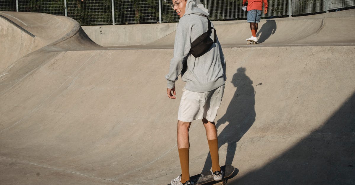 Is the ability to perform customs checks a requirement for an international airport? - Positive young man skateboarding on modern ramp on sunny day