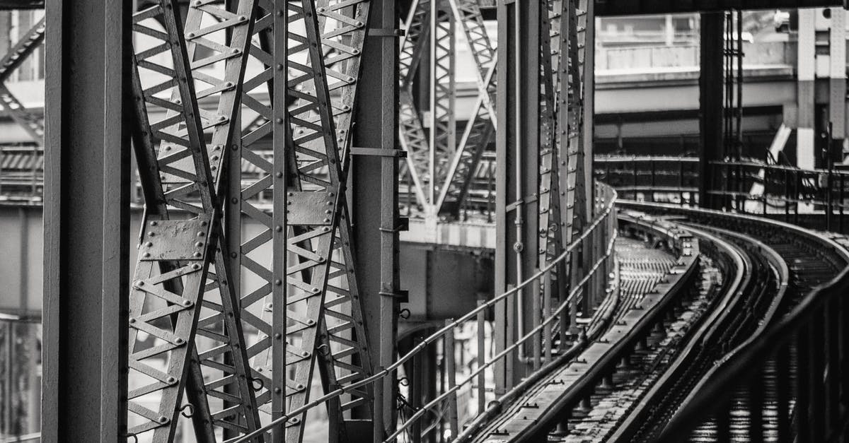 Is the Eurostar route to Amsterdam a new railway track? - Metal constructions of modern bridge over river in city Is the Eurostar route to Amsterdam a new railway track? - Metal constructions of modern bridge over river in city