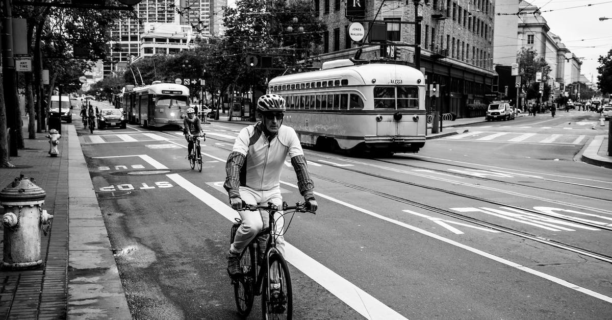 Is there a bus from San Francisco to Sonoma? - Grayscale Photo of Man Riding Bicycle on Street Is there a bus from San Francisco to Sonoma? - Grayscale Photo of Man Riding Bicycle on Street