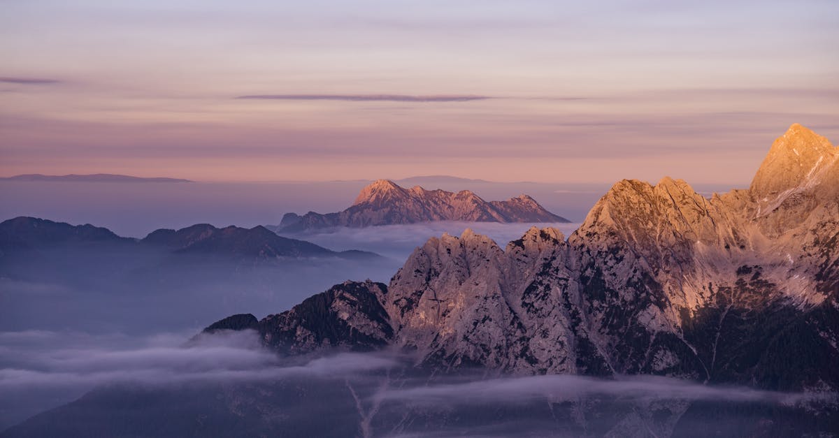 Is there a resource about panoramic views at take-off/landing? - Mountain Ranges Under Orange Sunset Is there a resource about panoramic views at take-off/landing? - Mountain Ranges Under Orange Sunset