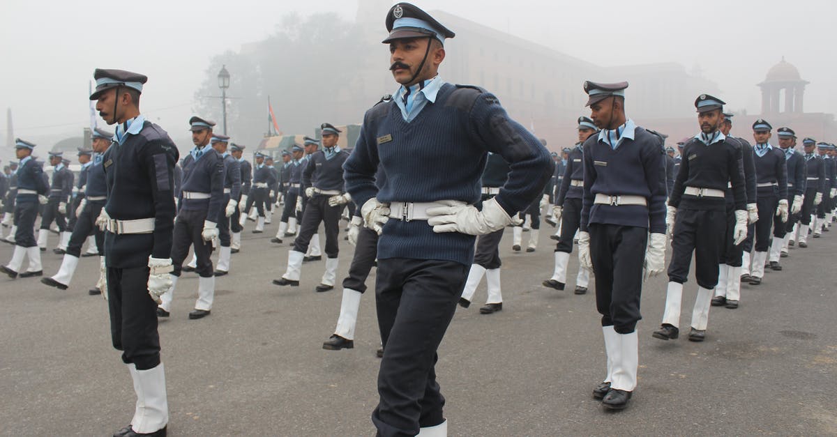 Is there any upside in applying earlier than 30 days when registering with the police when visiting Czech Republic as a EU citizen? - Men in Blue and Black Uniform Standing on Gray Concrete Floor