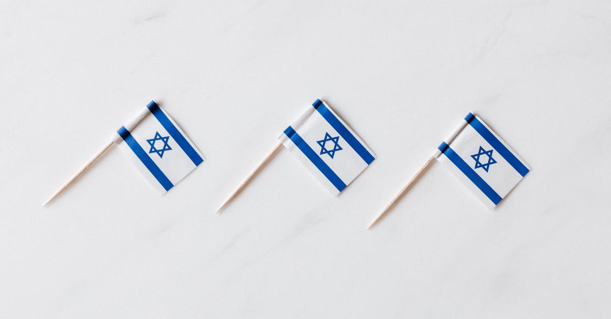 Is there in the world trails like Israel National Trail? [closed] - Set of Israeli flags on toothpicks