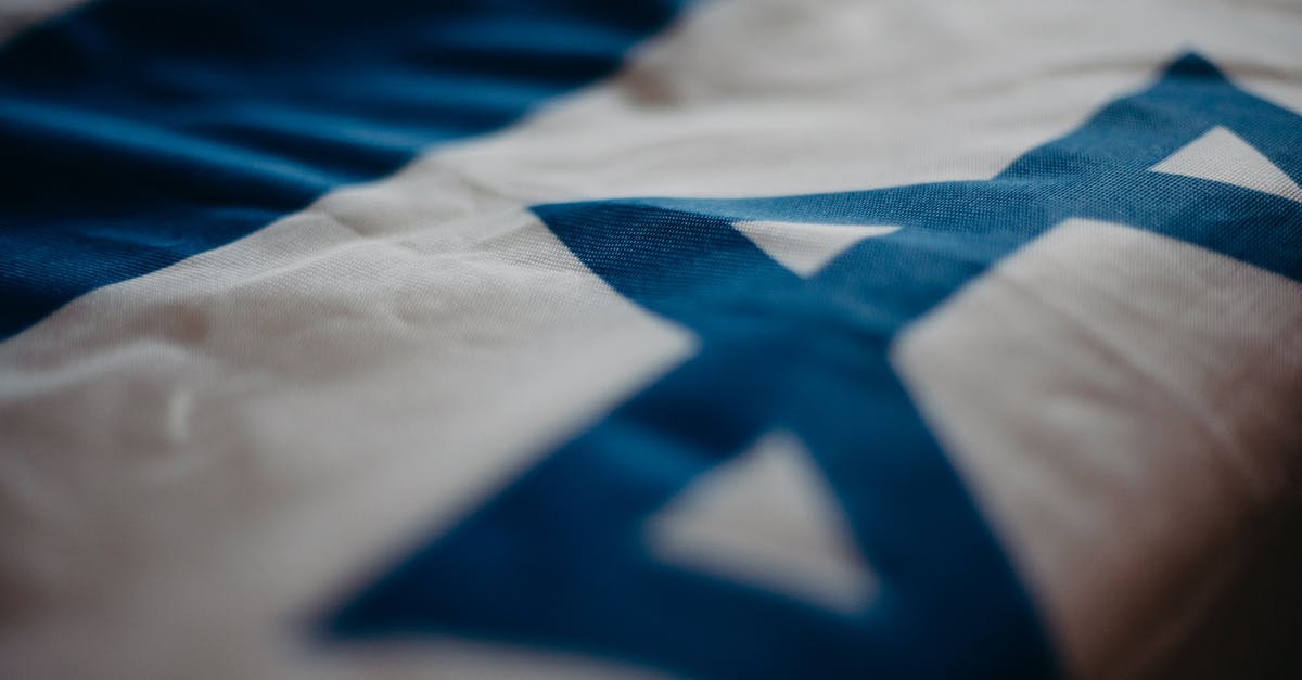 Is there in the world trails like Israel National Trail? [closed] - Close Up of the Flag of Israel
