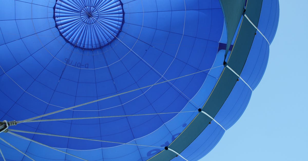 Is this photo from an actual hot air balloon event? Which one? [closed] - Blue and Gray Hot Air Balloon