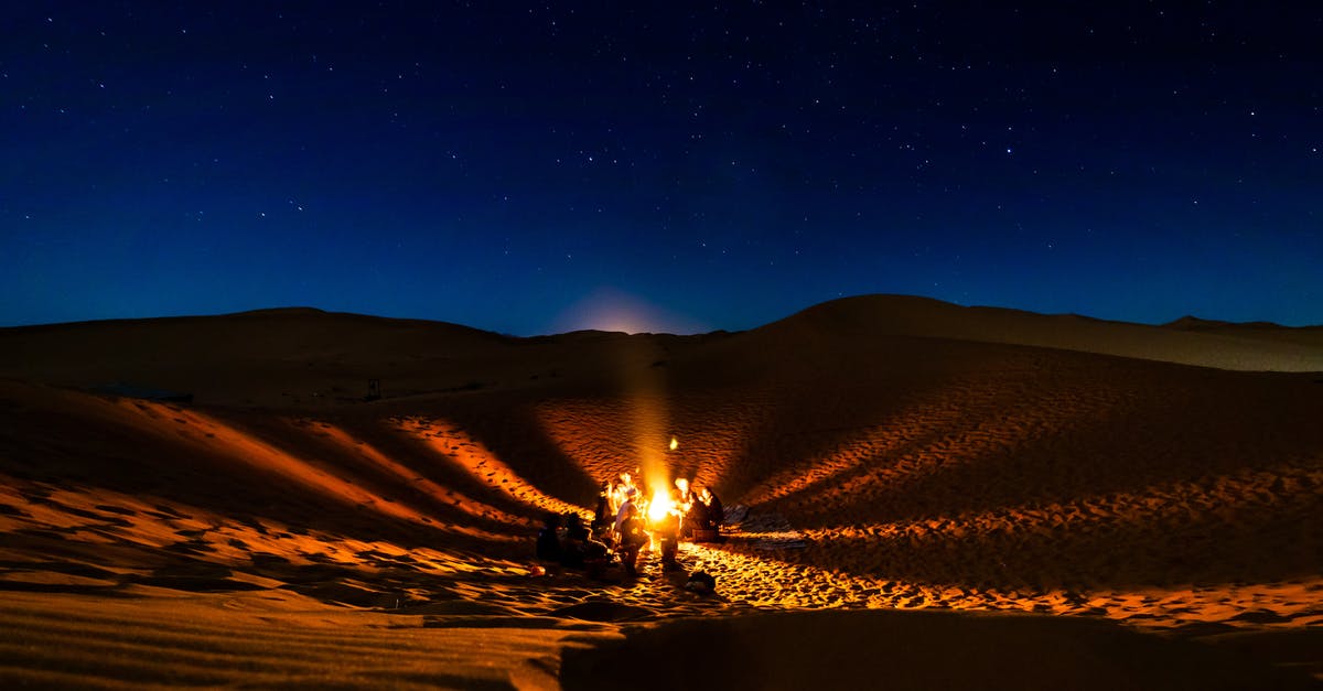 Is traveling by train in the night in Morocco safe? - People Having Bonfire at Desert at Night Is traveling by train in the night in Morocco safe? - People Having Bonfire at Desert at Night