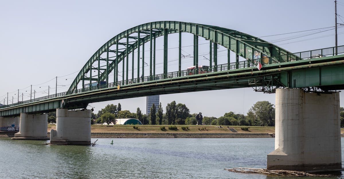 Istanbul-Belgrade, Serbia - The Old Sava Bridge in Belgrade Serbia Istanbul-Belgrade, Serbia - The Old Sava Bridge in Belgrade Serbia