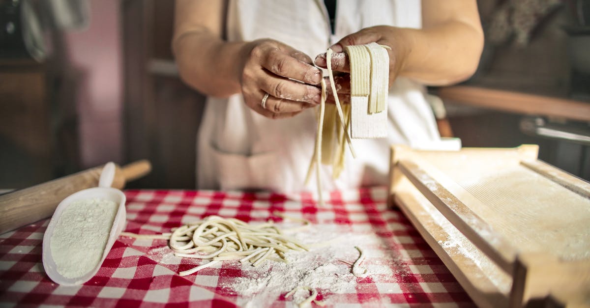 Italian consulate in Dubai annulled my visa after my family applied [closed] - Unrecognizable cook in uniform standing at table doing noodles from dough in kitchen at home