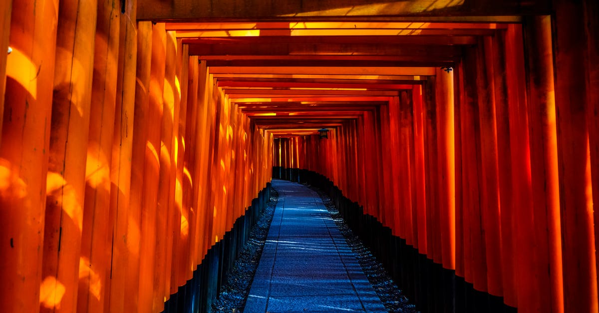 Japanese Ema and Omamori Shrine Charm Guide - Blue and Orange Wooden Pathway Japanese Ema and Omamori Shrine Charm Guide - Blue and Orange Wooden Pathway