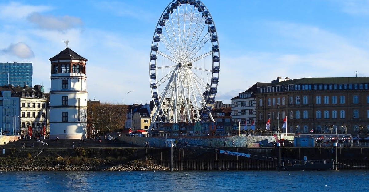 Layover at Dusseldorf and Frankfurt, category A or B visa? - Ferris Wheel Near Body of Water