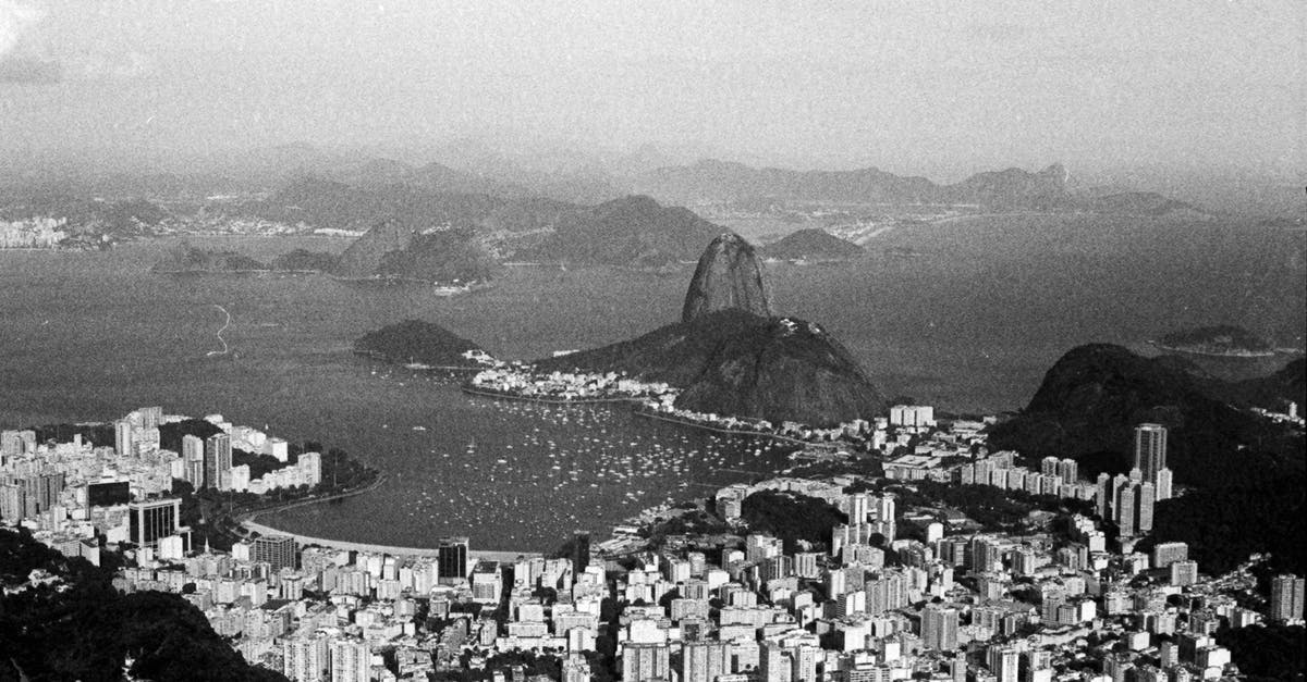 Leaving USA to go to Brazil. Also have Irish Passport which doesn't need a visa for Brazil [duplicate] - Cityscape of Rio de Janeiro with white high rise buildings and bay with cliffs