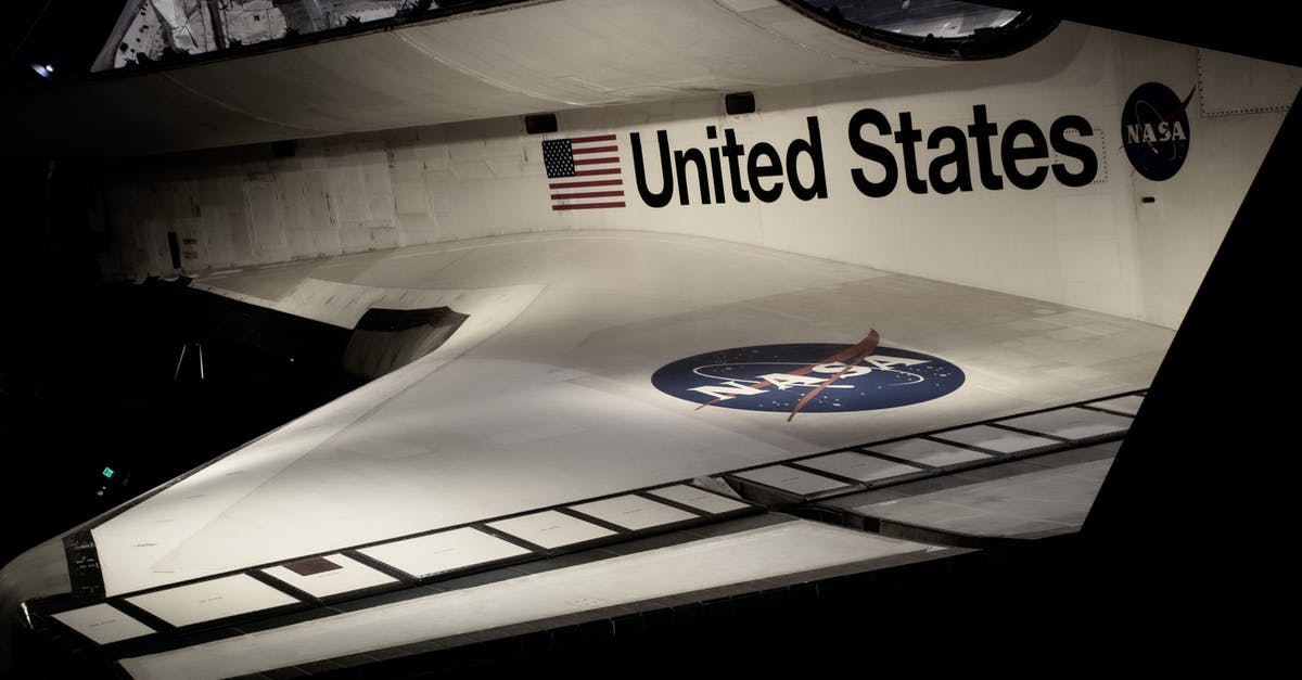 Left the US by plane. Still have my US Visa Waiver (I-94 A) [duplicate] - Atlantis Space Shuttle in Close Up Photography