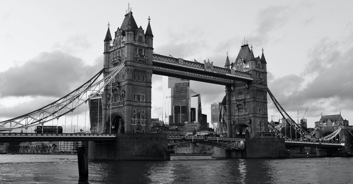 London cycle hire without chip-and-pin - Grayscale Photo of Bridge over River London cycle hire without chip-and-pin - Grayscale Photo of Bridge over River