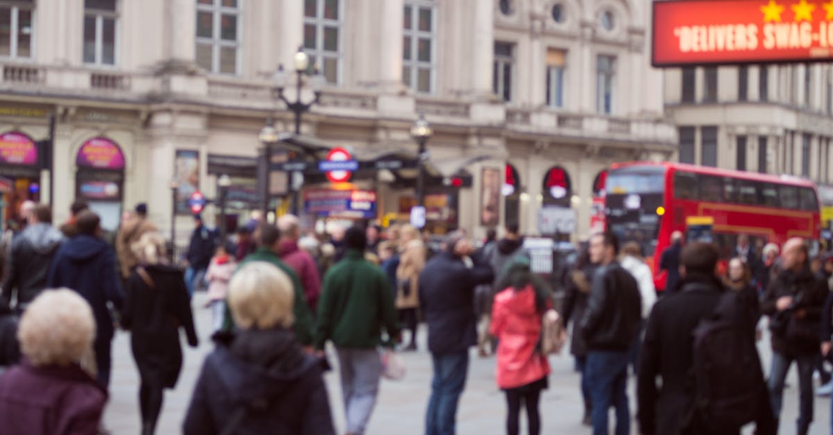 London flea market - People Waiting for Bus London flea market - People Waiting for Bus