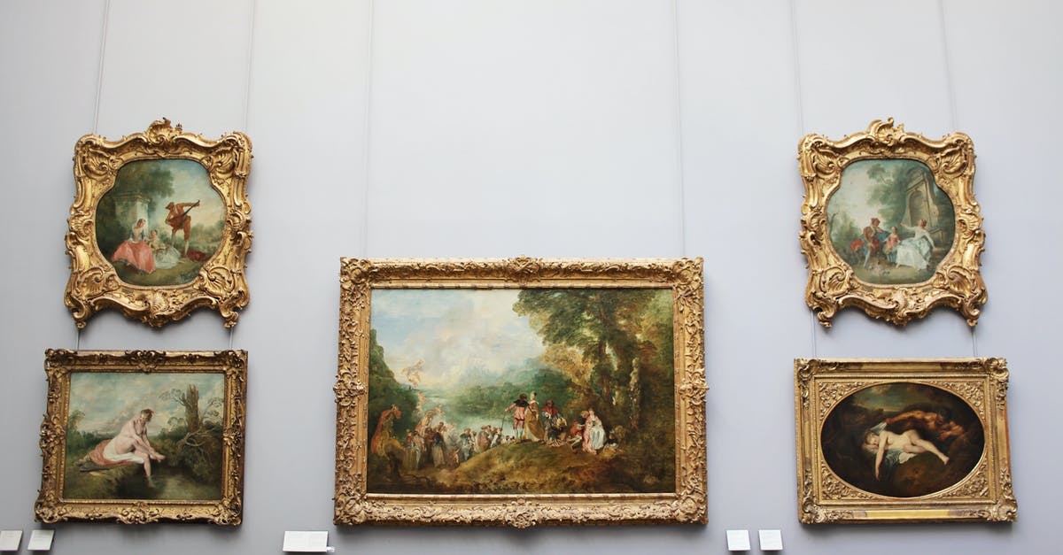 London-Paris, Time Critical Agenda for the Louvre and Rodin Museum - Five Brown Ornate Frames On Wall London-Paris, Time Critical Agenda for the Louvre and Rodin Museum - Five Brown Ornate Frames On Wall