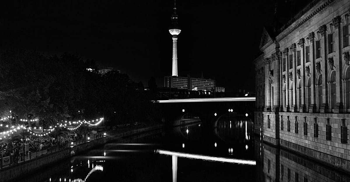 Long Stay Visa in Germany - Grayscale Photo of City at Night Long Stay Visa in Germany - Grayscale Photo of City at Night