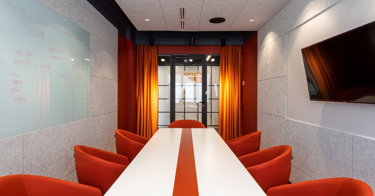 Long term Schengen visa for conferences - Interior of modern conference room Long term Schengen visa for conferences - Interior of modern conference room