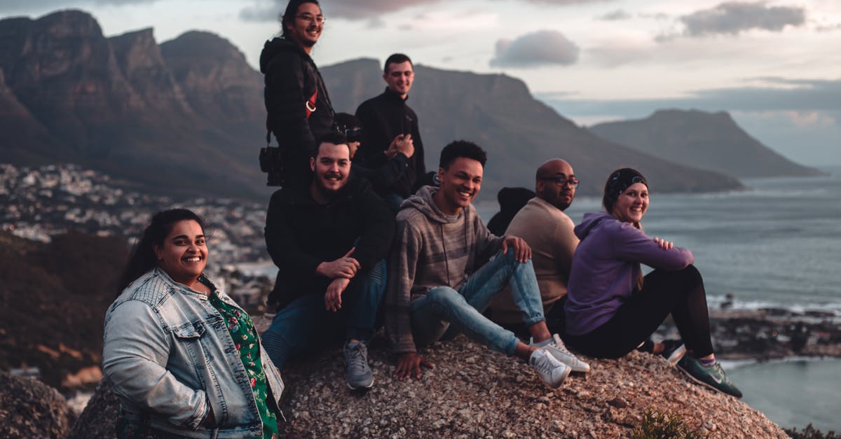 Looking for a site that suggest a destination for group traveling from multiple countries - Group of tourists on rocky coast Looking for a site that suggest a destination for group traveling from multiple countries - Group of tourists on rocky coast