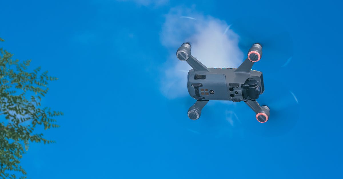 Lower Altitude Observatory on Hawai'i? - Lower part of drone flying in air Lower Altitude Observatory on Hawai'i? - Lower part of drone flying in air