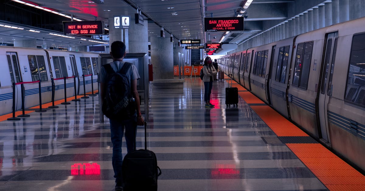 Luggage limit in trains in West Europe? - A Man Holding his Luggage Walking on Train Station Luggage limit in trains in West Europe? - A Man Holding his Luggage Walking on Train Station
