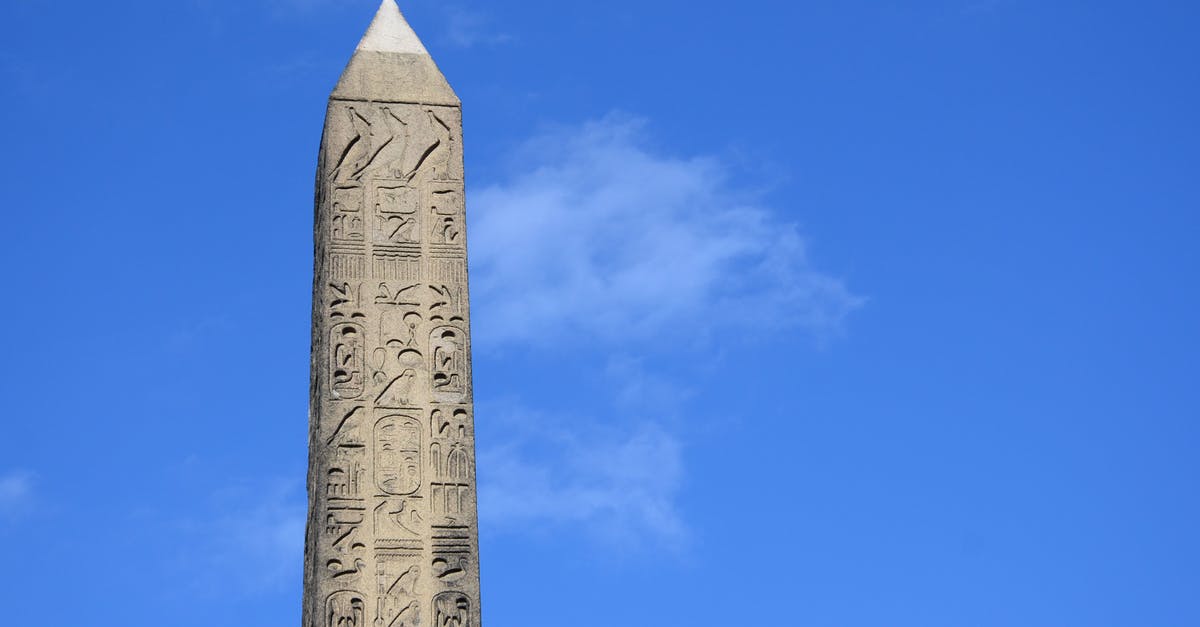 Luxor obelisk in Paris vs Luxor Las Vegas obelisk [closed] - Architectural Photography of Obelisk