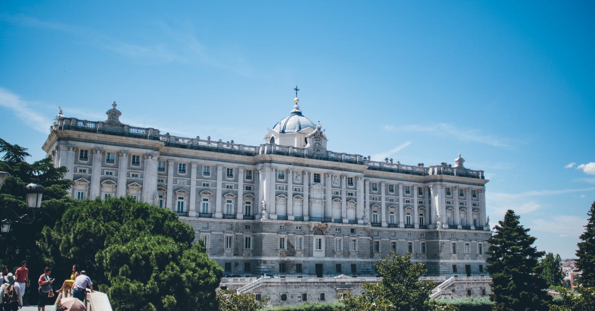 Madrid city pass - View of Royal Palace in Spain Madrid city pass - View of Royal Palace in Spain