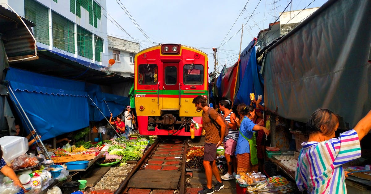 Maeklong Railway Timetable - A Market Near a Railway Maeklong Railway Timetable - A Market Near a Railway