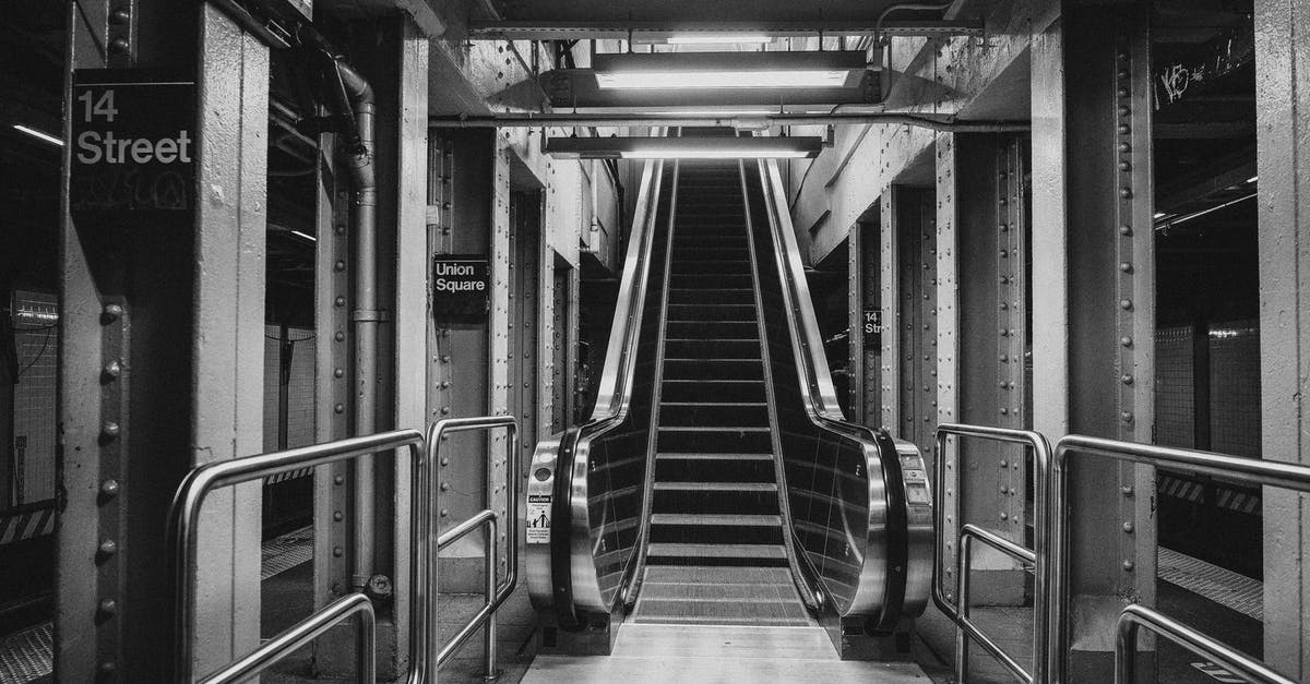 Matsushiro Underground Imperial Headquarters - Escalator Inside a Subway Station Matsushiro Underground Imperial Headquarters - Escalator Inside a Subway Station