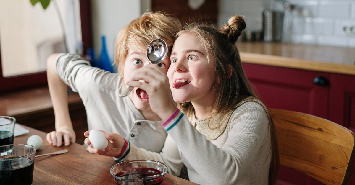Mixing Australian visa types within one family - Kids Being Goofy while Making Easter Egg Mixing Australian visa types within one family - Kids Being Goofy while Making Easter Egg