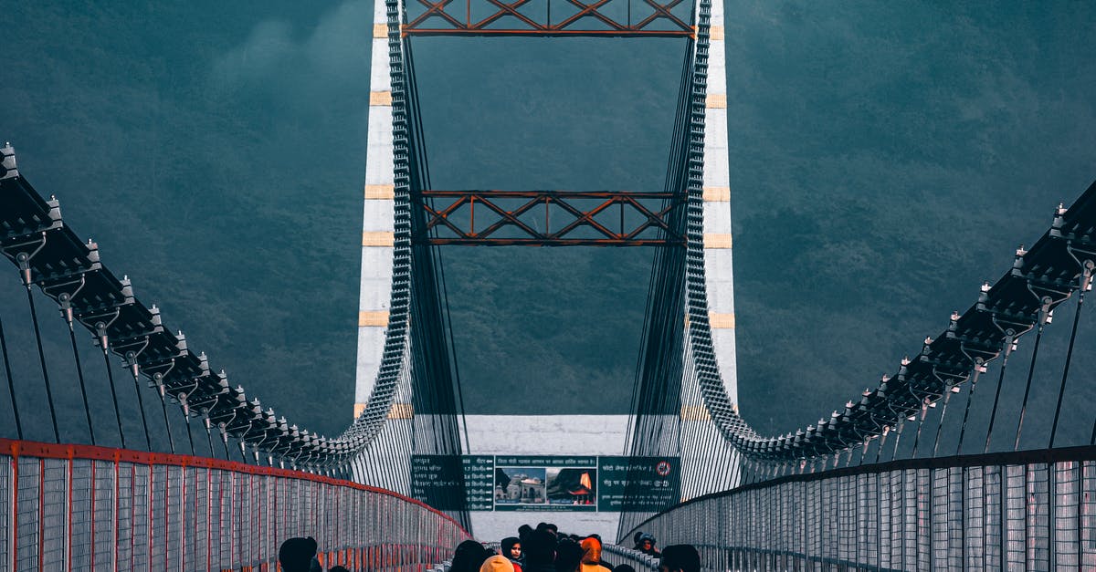 Mount Everest without the crowd - People Walking on Majestic Bridge Mount Everest without the crowd - People Walking on Majestic Bridge