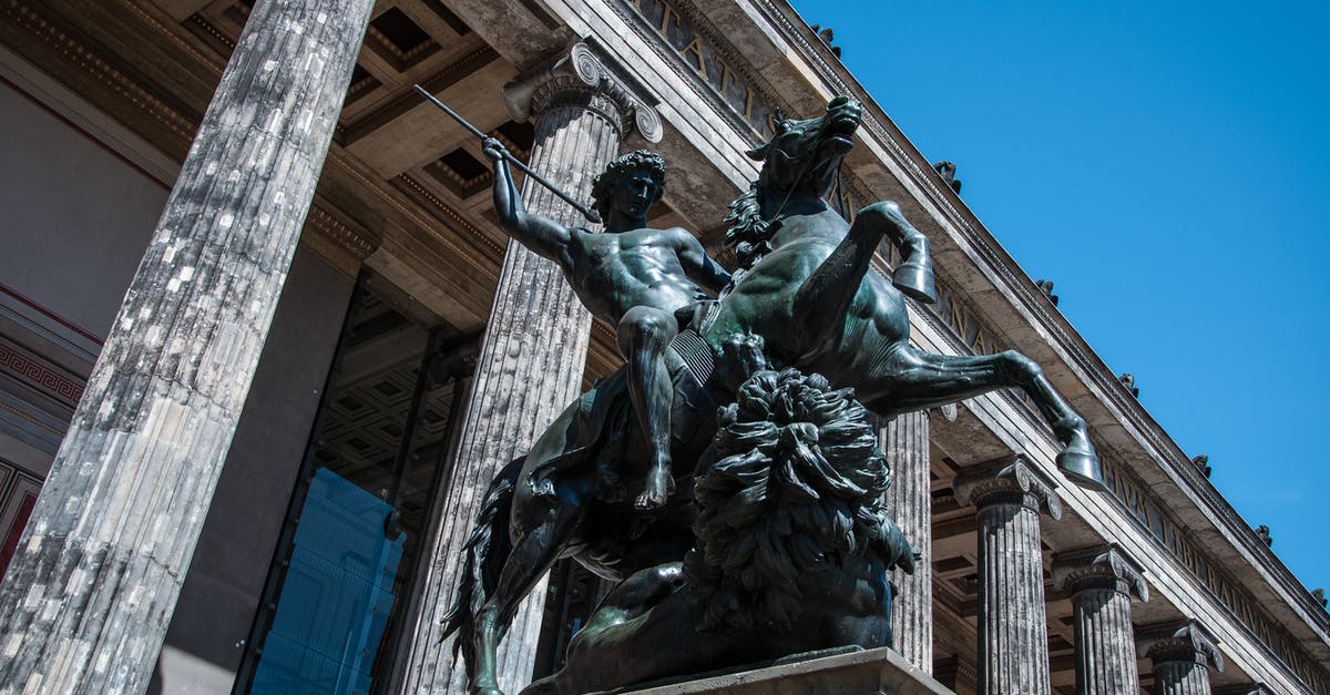 Museums in Germany about the First World War - Man Riding Horse Statue Museums in Germany about the First World War - Man Riding Horse Statue