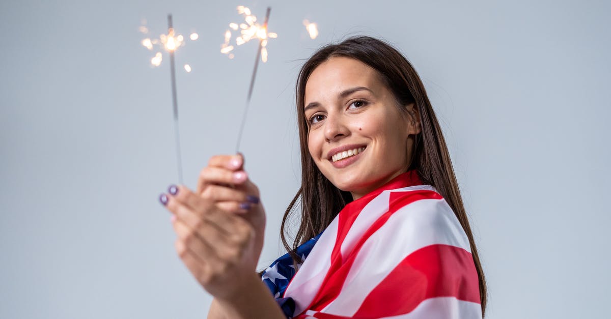 My B1/B2 visa expires on Jun 7th, 2016, looking to enter US on Jun 6th 2016 [duplicate] - Smiling Woman Holding Sparklers